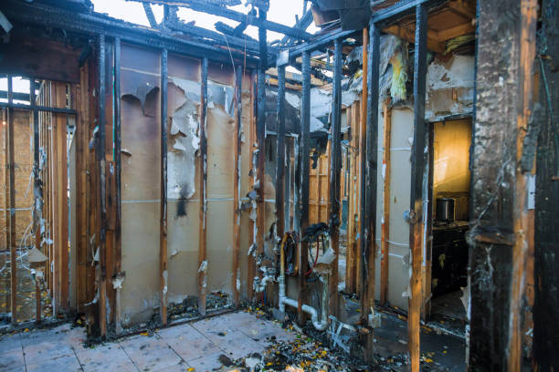Professional Firefighting Water Removal technician working in Center City, MN